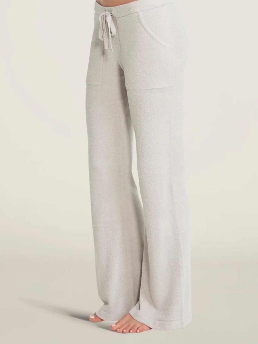 Barefoot Dreams Soft Wide-Leg Drawstring Lounge Pants Fog Gray XL
